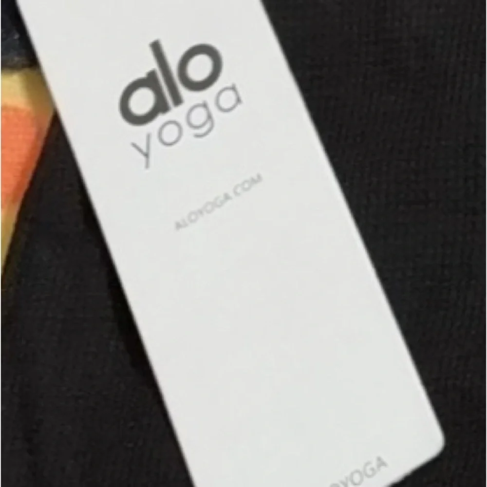 ALO Yoga Black Pencil Skirt with White Stripes